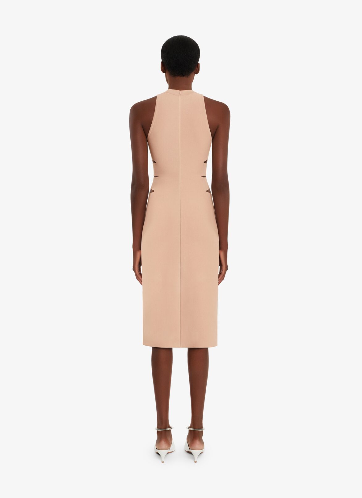 SLEEVELESS KNIT TUBE DRESS ALAÏA ROSEWOOD SLEEVELESS KNIT TUBE DRESS